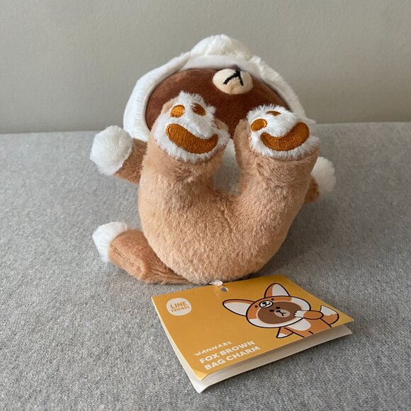 NWT Line Friends Wannabe Fox Brown Bear 7" 2016 - Picture 5 of 13